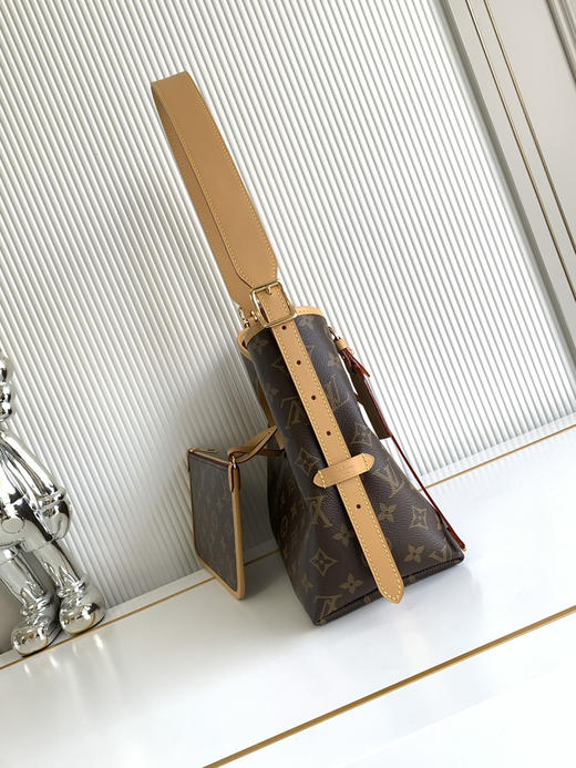 秋冬特惠💰1170 渠道级LV 加强版【全钢五金 MB163c01动态变码芯片】te级LV 全套包装 M46203老花粗料 CarryAll 中号手袋 商品图2