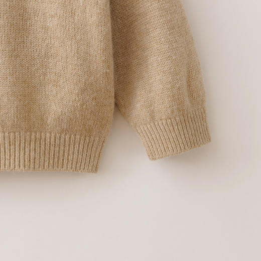 马克珍妮男童轻盈温暖绵羊毛针织衫2025年秋冬新款551886 商品图4