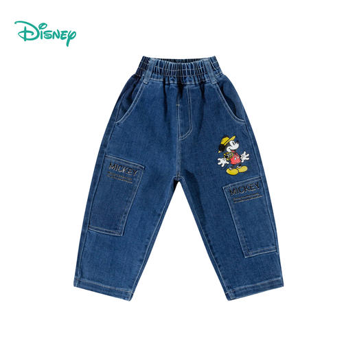迪士尼男童秋季长裤牛仔裤233DK0604 商品图4