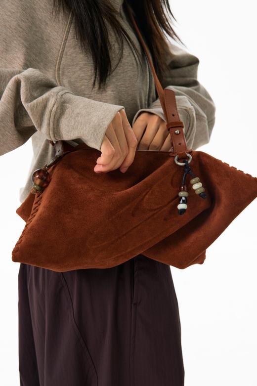 CryingCenter  反毛皮饺子单肩斜跨包小饺包 哭喊中心 商品图9