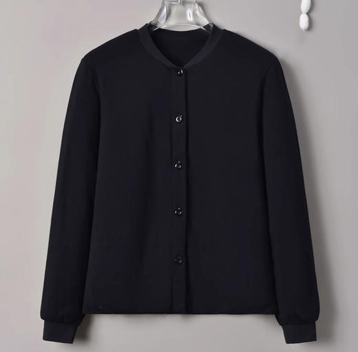 雀说桑蚕丝手工填充内胆秋冬保暖棉袄真丝女大码外套家居服中老年妈妈ALW2511-4 商品图10