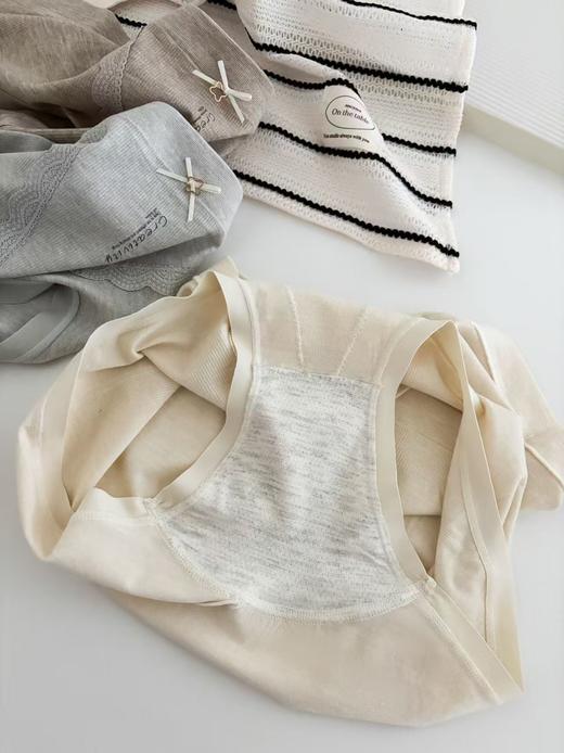 女士彩纱高腰收腹提臀高弹力无缝舒适内裤三角裤8823 商品图4