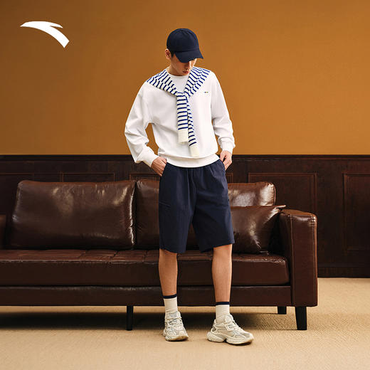 安踏套头卫衣男新款宽松长袖休闲上衣运动服152538706 商品图2