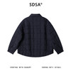 SDY5130SDSA男士秋冬新款痞帅男装简约纯色格子翻领羽绒服外套设计师百搭 商品缩略图5