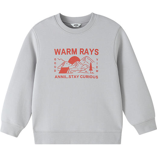 男女童圆领长袖卫衣春季新款安奈儿童装EM611571 商品图5