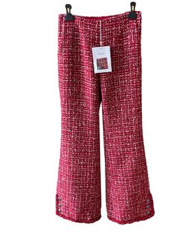 女款格纹长裤 可配套装ho025