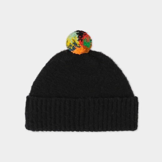 JO GORDON Brushed Plain Hat 羊羔毛彩色花球蓬蓬帽 毛线帽 商品图4