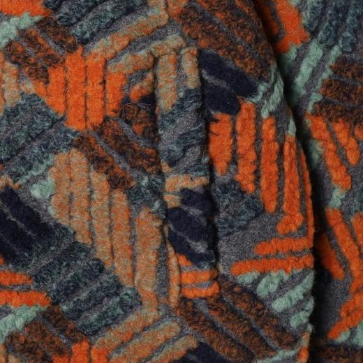 WT287SDSA男士秋冬新款痞帅男装潮牌撞色提花拉链立领连帽卫衣外套百搭 商品图3