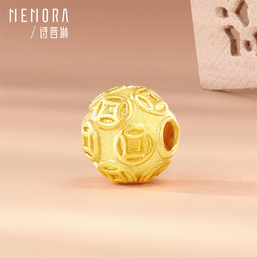 黄金小金珠 足金小珠子配珠转运珠MEMORA诗普琳HP259204（线上专供） 商品图5