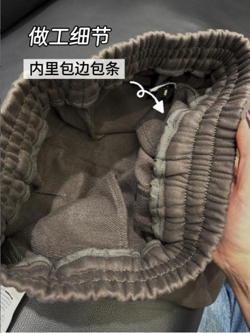 纯色休闲直筒长裤 商品图1