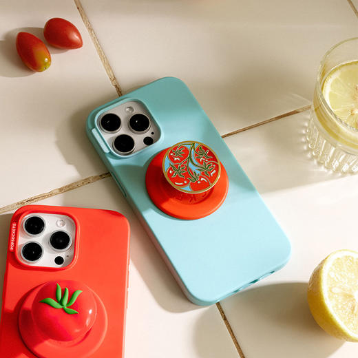 【海岸一日】新鲜串番茄 MAGSAFE磁吸 Round圆啪嗒系列 红色 食物 商品图1