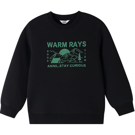 男女童圆领长袖卫衣春季新款安奈儿童装EM611571 商品图7