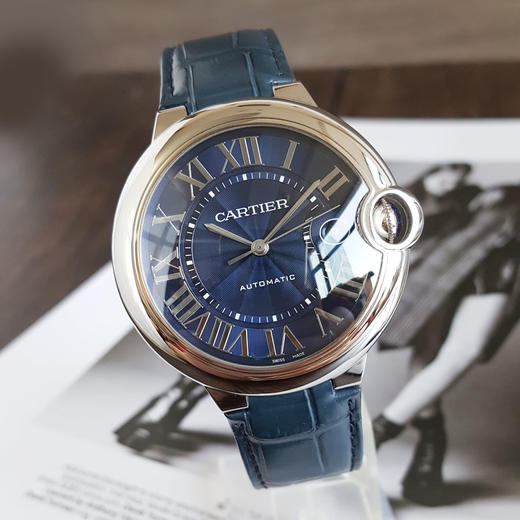 【99新（未使用品；背膜未撕）】CARTIER 卡地亚WSBB0027自动机械机芯日期显示42MM（男款）蓝气球系列精钢231125NJS01 商品图4