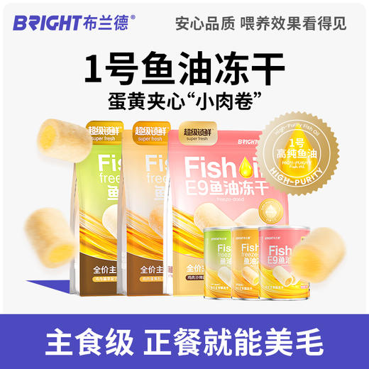 布兰德超级锁鲜鱼油系列鱼油冻干180g/袋 商品图1