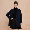 QH947斯尔丽25新款一手长小个子直身时尚百搭通勤双面呢羊毛短大衣 商品缩略图0