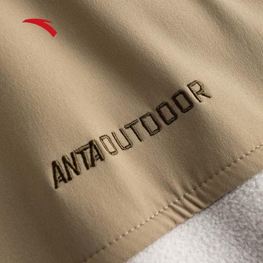 安踏户外立领抓绒衣男士冬季新款加厚保暖运动外套上衣152546703 商品图3