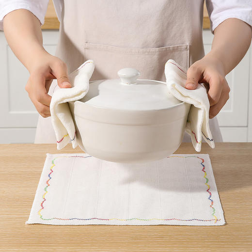 美丽雅8层彩虹疏油抹布5条入30*30 商品图6