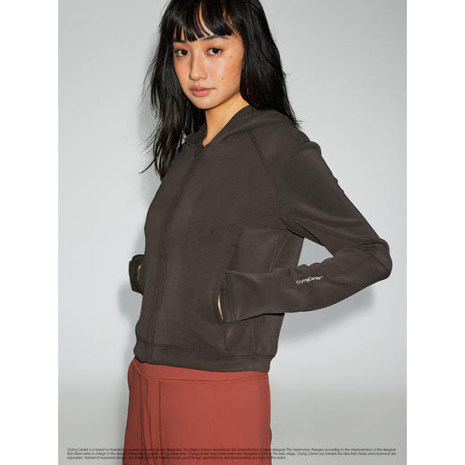 CryingCenter 健身训练短款连帽开衫运动外套 哭喊中心 商品图3