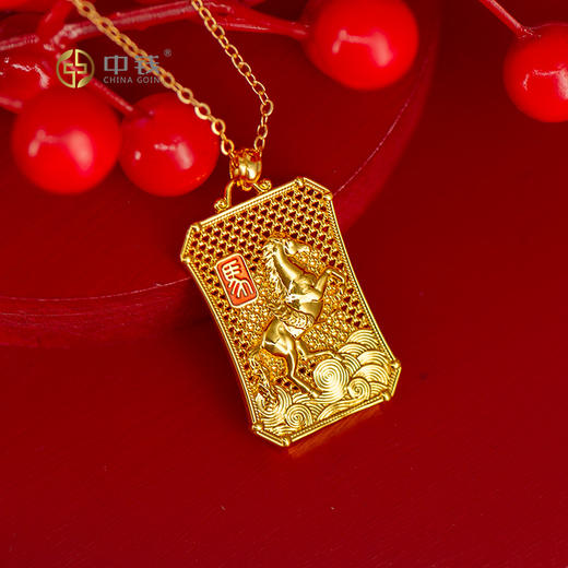 立马发财镀金足银手链 0.01克足金 1.5克足银 商品图3