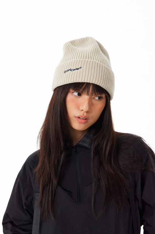 CryingCenter刺绣针织秋冬保暖毛线帽冷帽休闲日常通勤户外徒步 商品图2