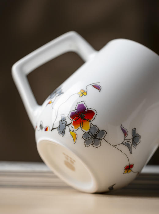 富玉  景德镇玲珑茶杯大容量嫣然女士茶漏杯 商品图2