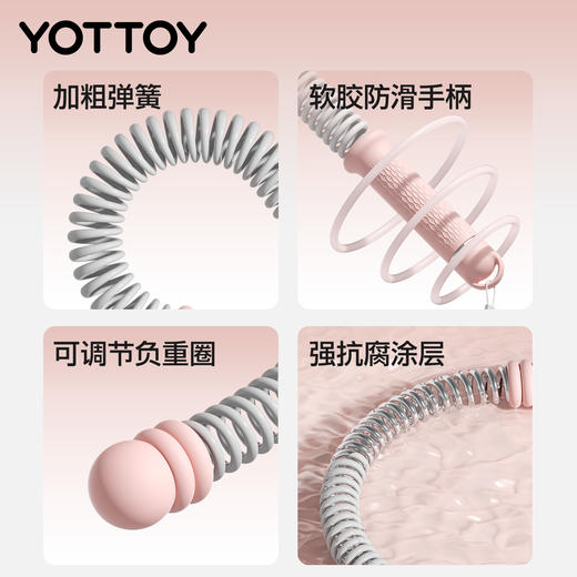 YOTTOY多功能无绳战绳男女士有氧健身家用器材甩大绳力量体能训练 商品图3