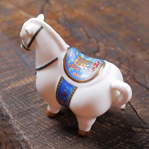 【皆是黑马·马到成功陶瓷马摆件】小唐马绿马黑马升迁玄关办公室桌面装饰品 商品图2