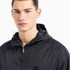 【三】EMPORIO ARMANI 阿玛尼 男士带兜帽和徽标贴片的防水尼龙外套 深蓝色 8N1BQ0 1NZQZ 0920 商品缩略图3