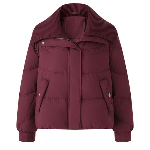 「高货wl」全新升级【铂金会员625/天猫839/差价214】(00207)洛诗琳气质针织翻领羽绒服2025冬季新款加厚保暖短外套 商品图4