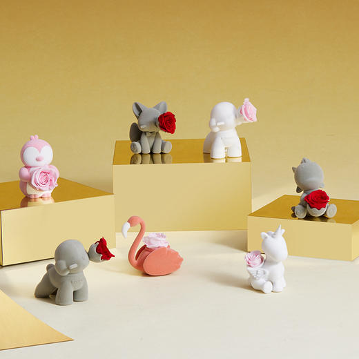 【MINI宝贝】ROSEONLY诺誓 永生玫瑰 公仔系列 MINI系列公仔   送朋友 送闺蜜 商品图0