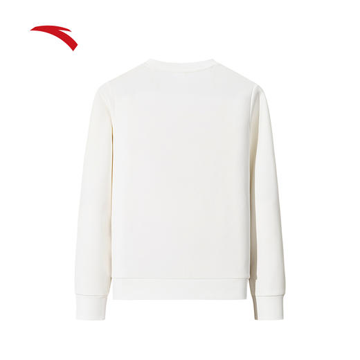 安踏正肩加绒卫衣女士冬季圆领套头衫纯色休闲长袖上衣162547715 商品图1