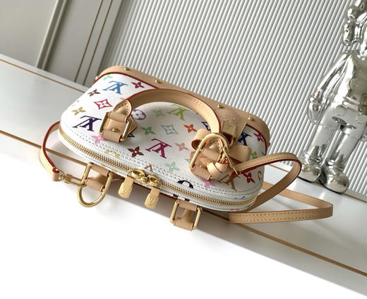 秋冬特惠💰1330 渠道级LV【全钢五金 MB163c01变码芯片】te级LV 全套包装 M13078白三彩贝壳 本款 Alma BB 手袋 商品图6