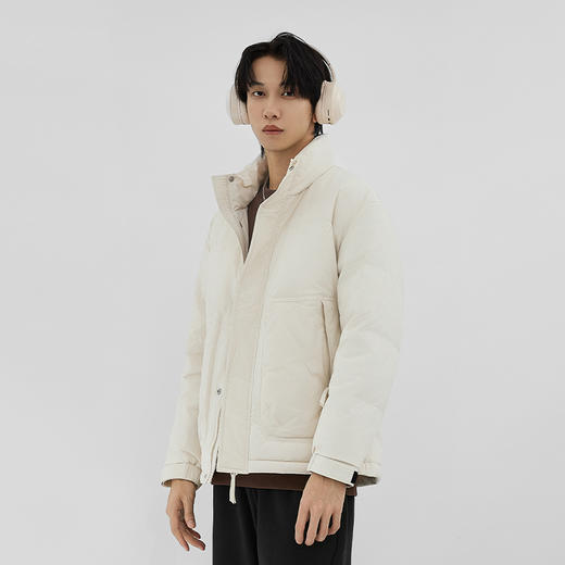 【新品上新】HX 冬季短款立领羽绒服轻便舒适90白鸭绒S100444099101/02 商品图2