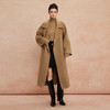 QH949斯尔丽2025新款松弛简约大气商场同款宽松版显瘦长款羊毛大衣 商品缩略图4