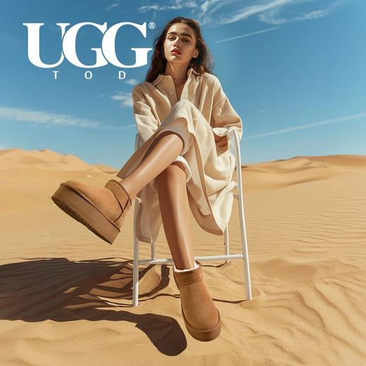 【品牌直发】UGG厚底低筒羊毛雪地靴 AU22YD67 商品图3