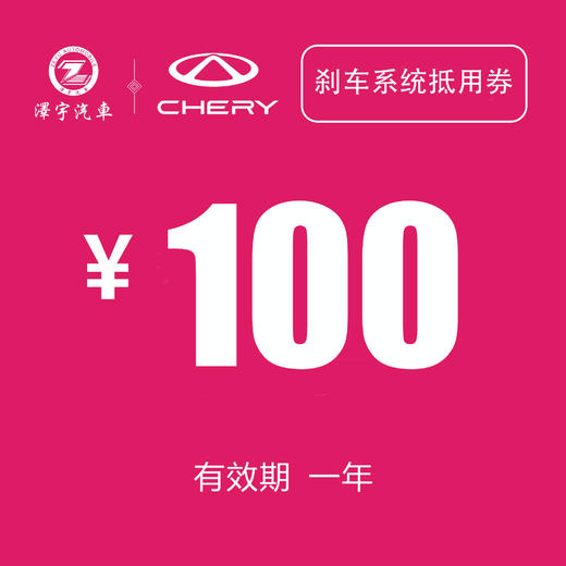 温岭中泽 刹车系统抵用券 商品图0