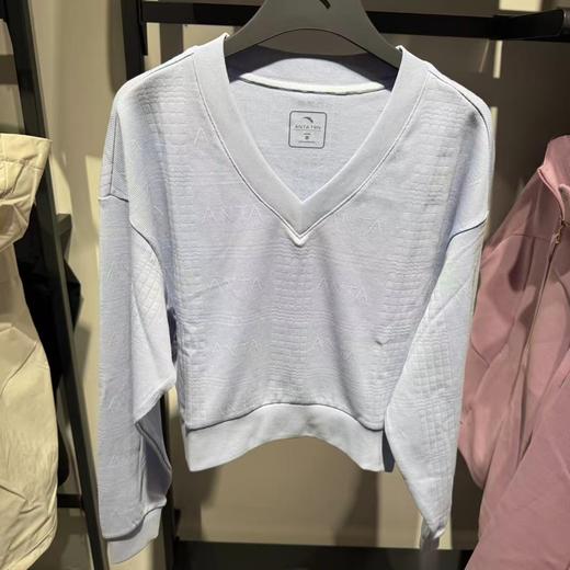 安踏162537714女2025秋季新款时尚休闲百搭宽松套头针织运动卫衣 商品图2