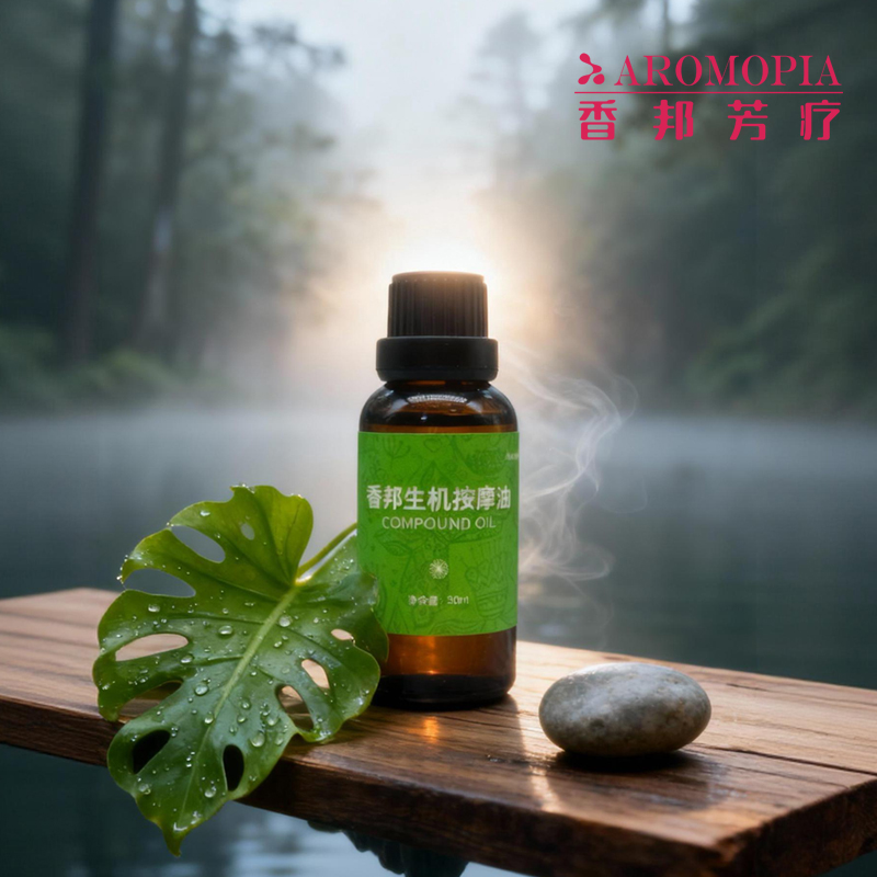 【香邦生机按摩油】30ml 白里香与玫瑰草