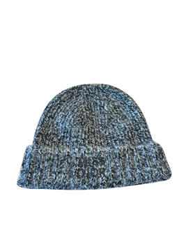 中性款刺绣羊毛针织毛线帽la010