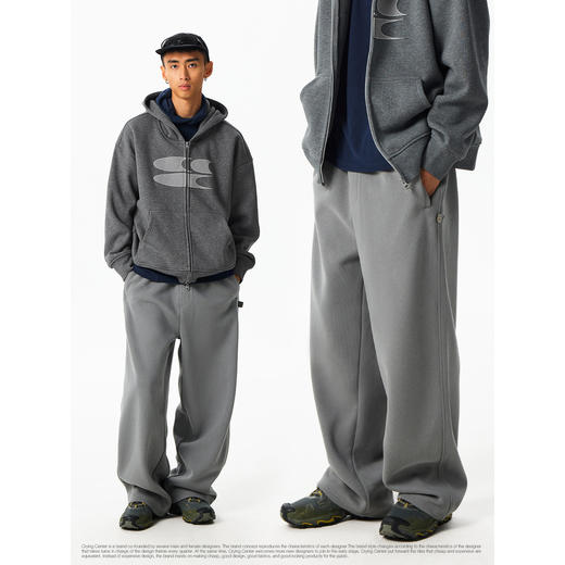 CryingCenter 运动休闲慵懒垂坠感卫裤 哭喊中心 商品图2