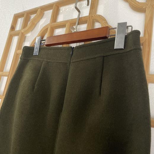 「断码清仓」羊绒双面呢开叉裙 M码 ZFYY125 商品图2