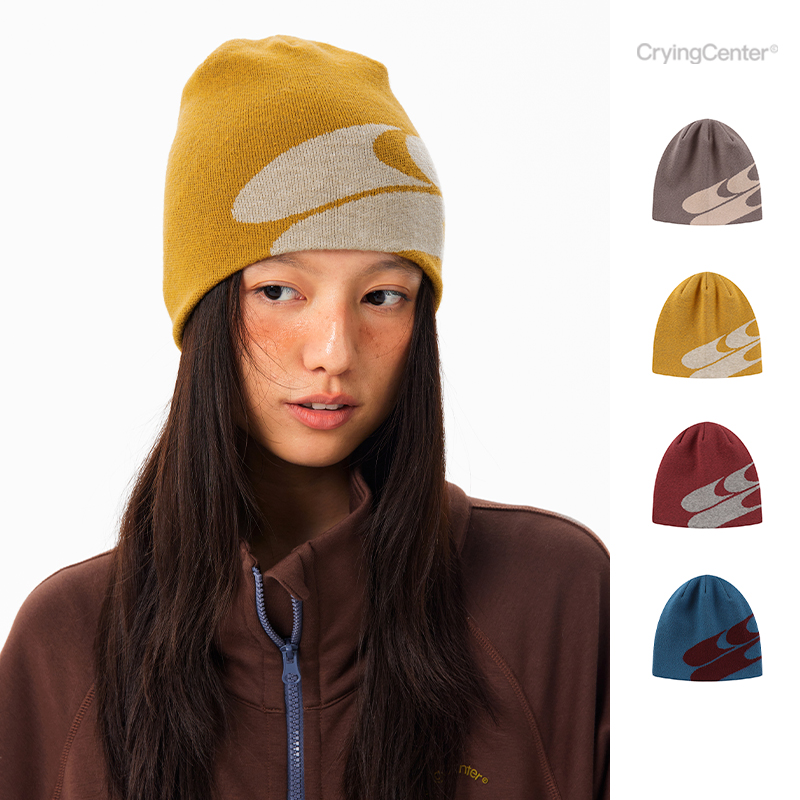 CryingCenter  3c logo毛线针织帽 哭喊中心