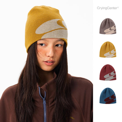 CryingCenter  3c logo毛线针织帽 哭喊中心 商品图0