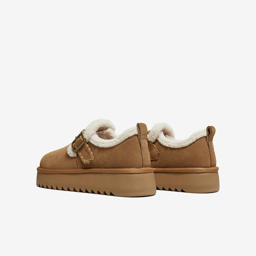 【云粉节】BF楼百思图2025冬季新款真皮厚底毛毛鞋雪地靴加绒保暖棉鞋N8079DM5 吊牌价799.现价400 商品图8