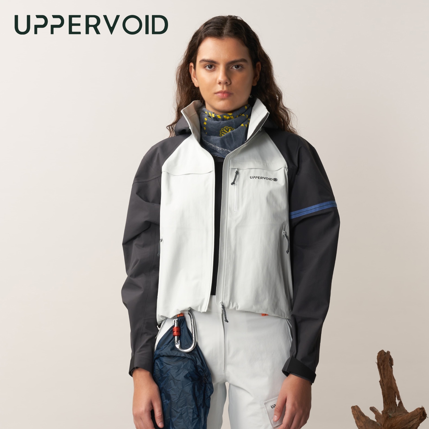 ORVAR女短款冲锋衣户外防水短款外套硬壳UPPERVOID二普纬度