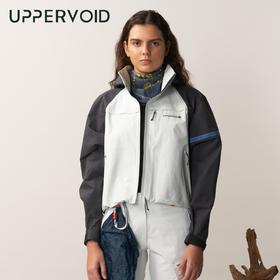 ORVAR女短款冲锋衣户外防水短款外套硬壳UPPERVOID二普纬度