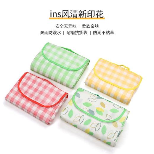 【不沾沙草防水耐磨❗️简约百搭拍照好搭子】野餐垫加厚铝模防水防潮隔脏便携式户外春游地垫野炊草坪露营垫子。ja 商品图3