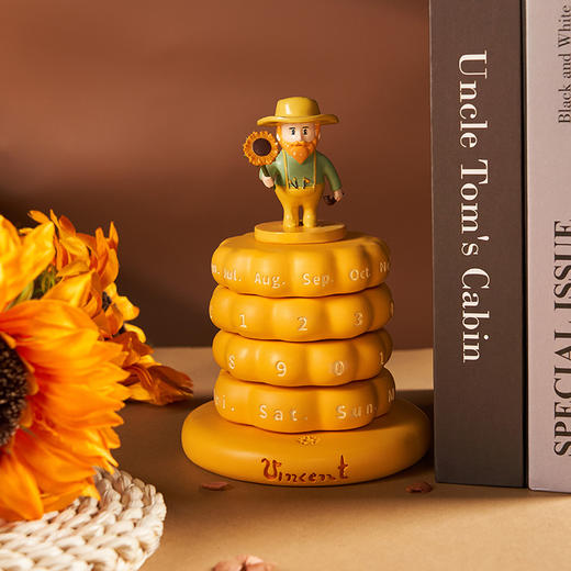 物兮物 致敬大师系列 梵高万年历扭扭摆件 商品图1