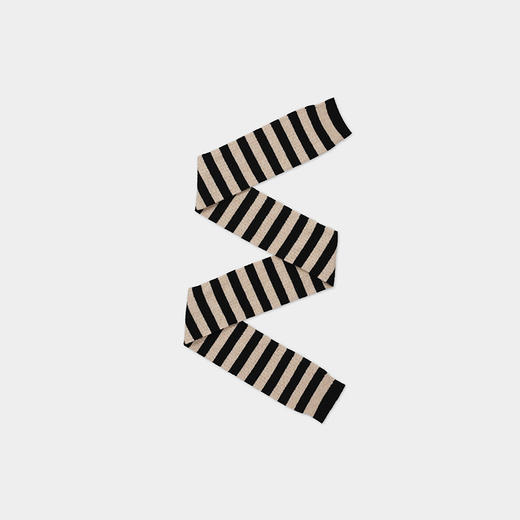JO GORDON Small Pointelle Stripe Scarf 羊羔毛彩色条纹围巾 商品图3