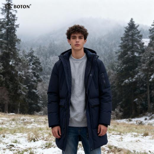 波顿男士中长款羽绒服MC731518 商品图1